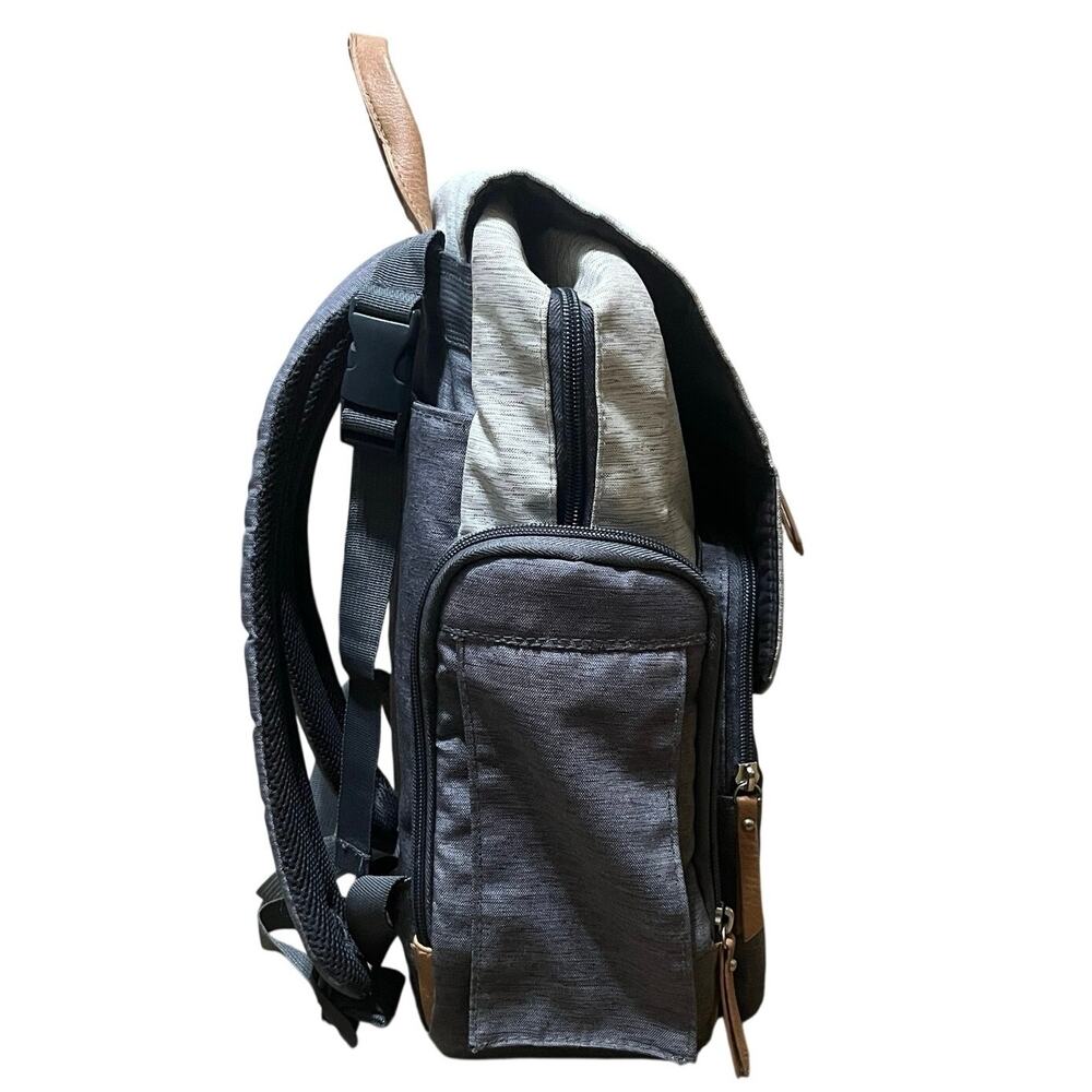 Eddie Bauer Cascade First Adventure Backpack Baby Diaper Bag - Gray 90347 EUC! - Picture 3 of 9